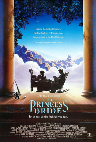 An original movie poster for the film The Princess Bride by John Alvin