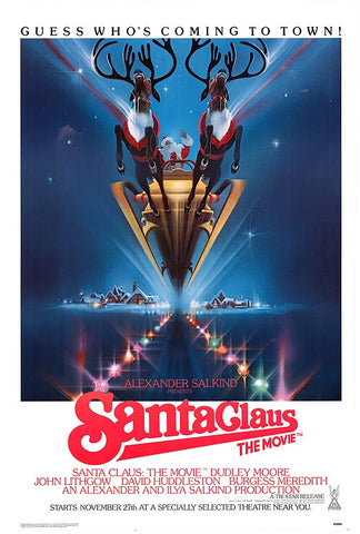 An original movie poster for the film Santa Claus The Movie