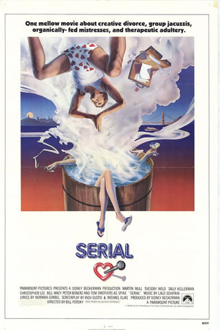 An original movie poster for the film Serial by John Alvin