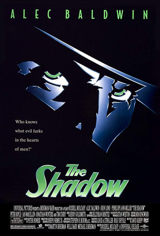An original movie poster for the film The Shadow by John Alvin
