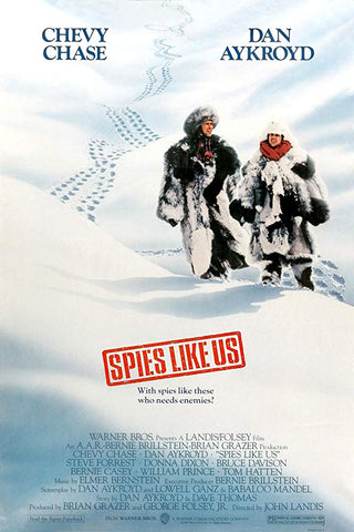 An original movie poster for the film Spies Like Us by John Alvin