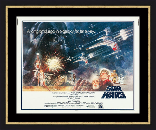 An original US half sheet for Star Wars (1977)