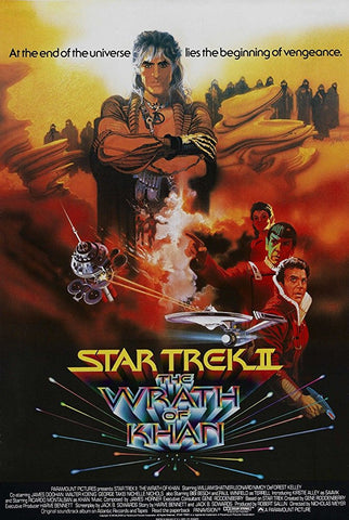 An original movie poster for the film Star Trek 2