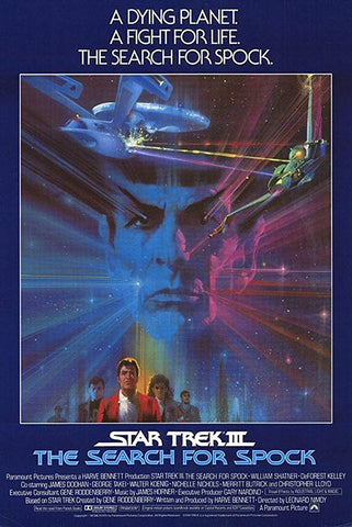 An original movie poster for the film Star Trek 3