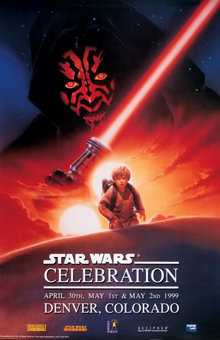 An original poster for Star Wars Celebration by John Alvin