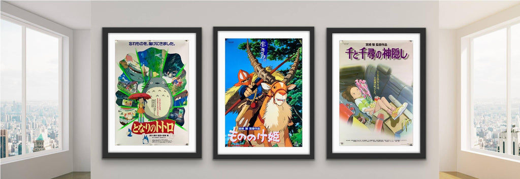 Original Movie Posters for the Studio Ghibli films