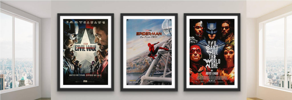 Original Movie Posters for Super-Hero films