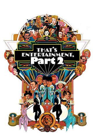 An original movie poster for the film That's Entertainment Part 2