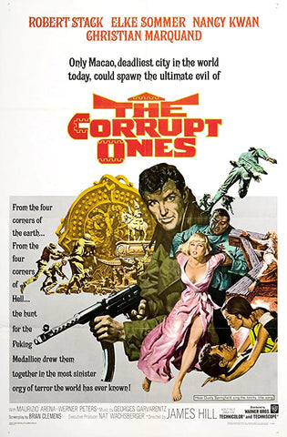 A movie poster by Frank McCarthy for the film The Corrupt Ones