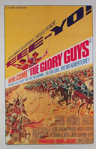 A movie poster by Frank McCarthy for the film The Glory Guys