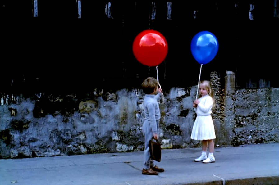 A still from the film Le Ballon Rouge / The Red Balloon