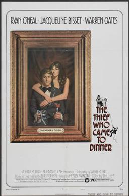 An original movie poster by Richard Amsel for the film The Thief Who Came To Dinner