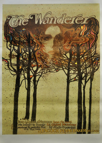 An original movie poster for the film The Wanderer