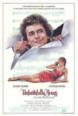 An original movie poster for the film Unfaithfully Yours