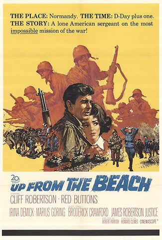 A movie poster by Frank McCarthy for the film Up From The Beach