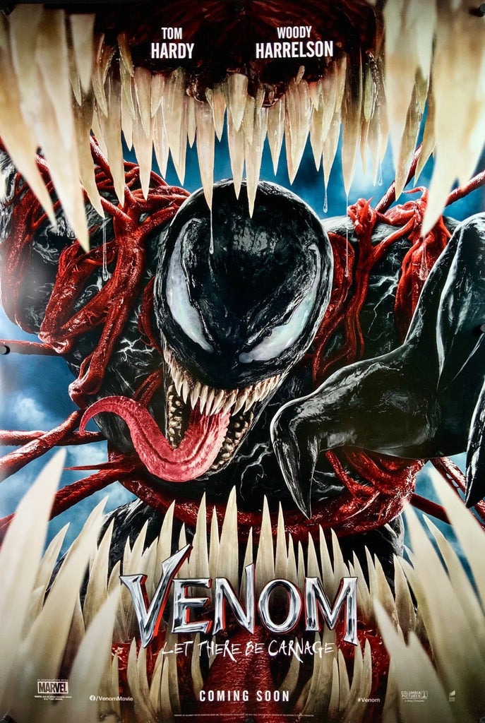 An original movie poster for Venom Let There Be Carnage