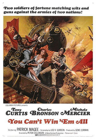 A movie poster by Frank McCarthy for the film You Can't Win Em All