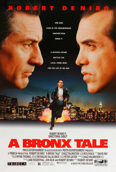 An original movie poster for the film A Bronx Tale