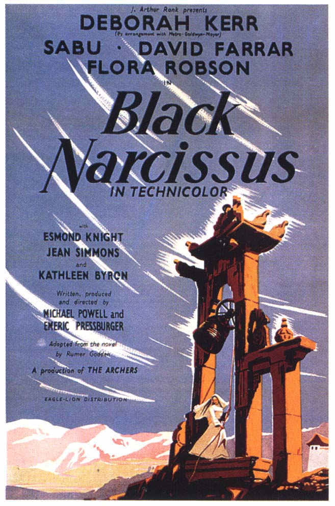 An original movie poster for the film Black Narcissus