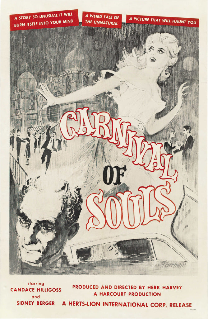 An original movie poster for the film Carnival Of Souls