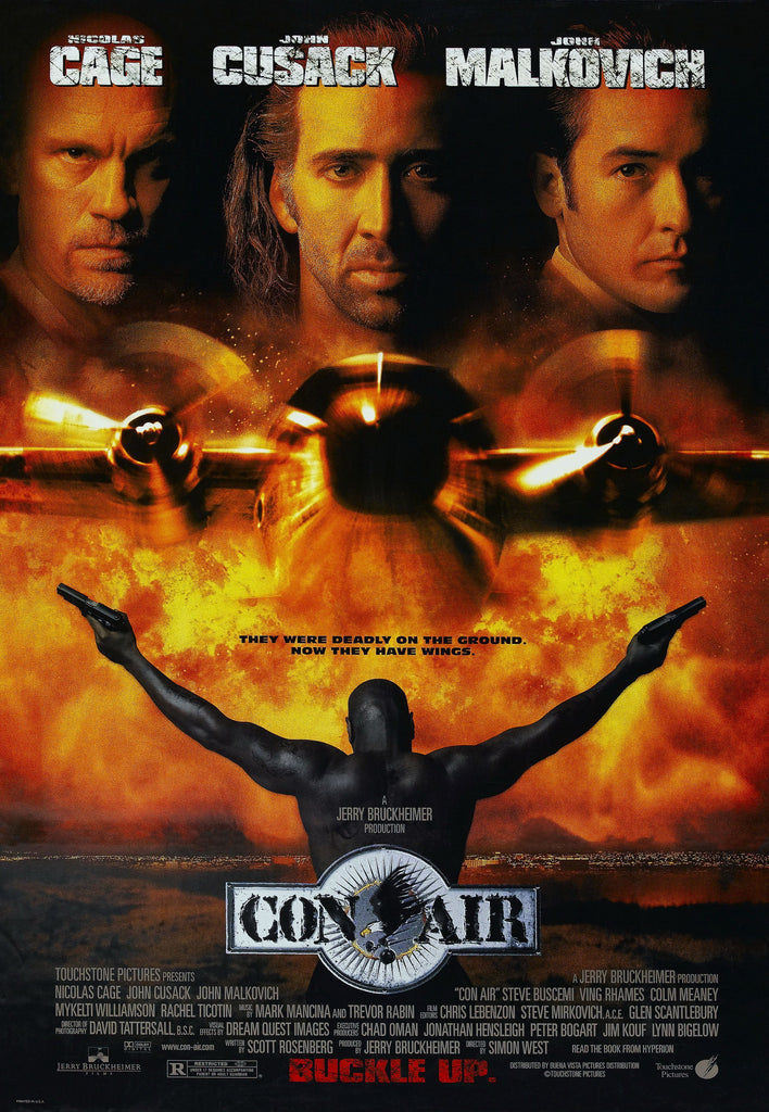 An original movie poster for the film Con Air