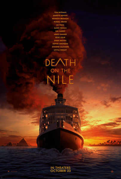 An original movie poster for the film Death on the nIle