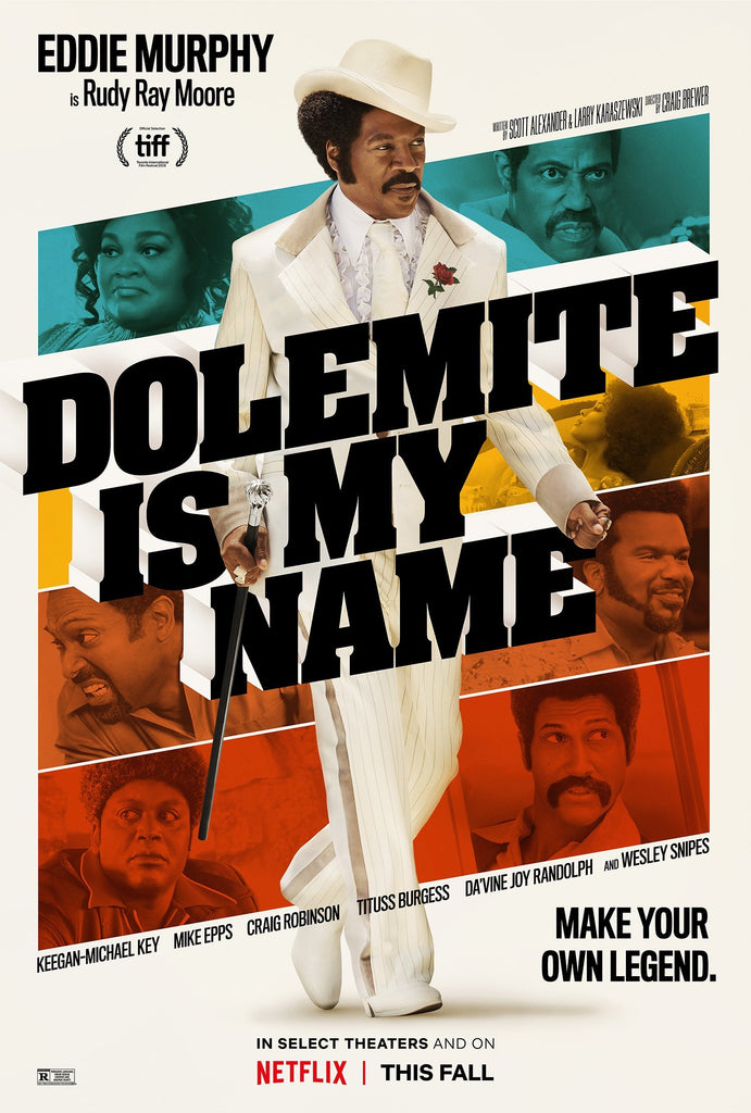An original movie poster for the film Dolemote is my name