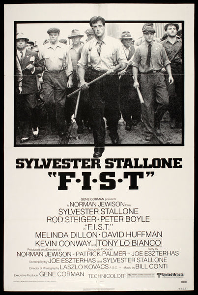 An original movie poster for the film FIST / F.I.S.T