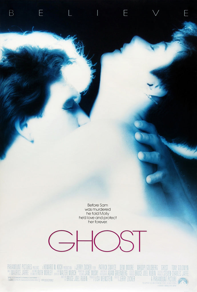 An original movie poster for the film Ghost