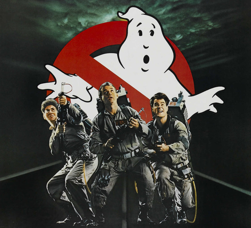 An original movie poster for the film Ghostbusters