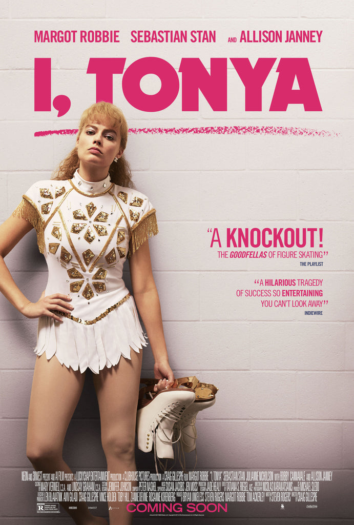 An original movie poster for the film I,Tonya