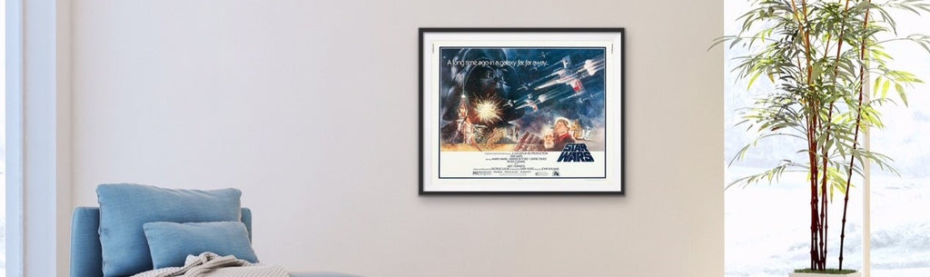 An original half sheet movie poster for Star Wars - A New Hope