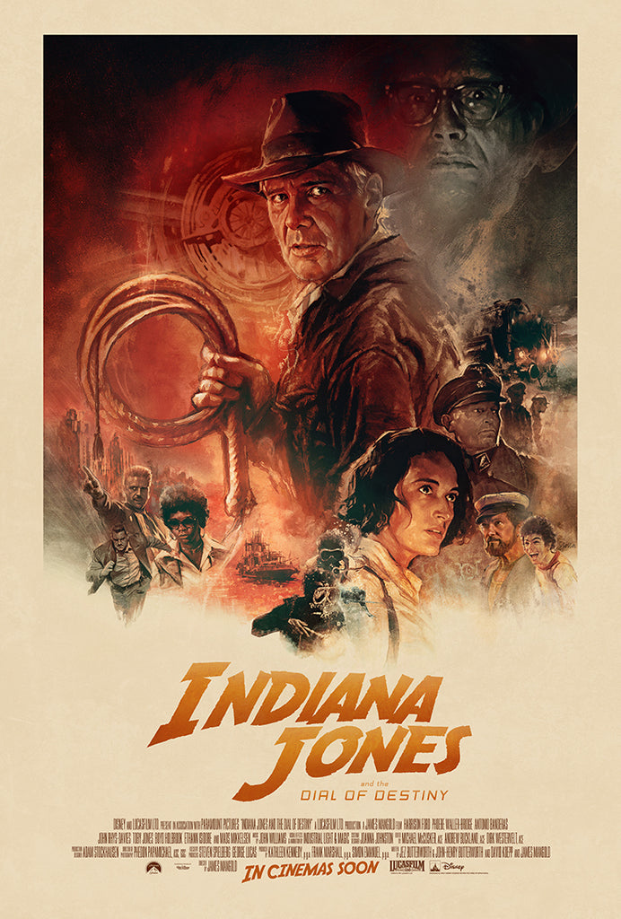 Tony Stella's movie poster for Indiana Jones and the Dial of Destiny