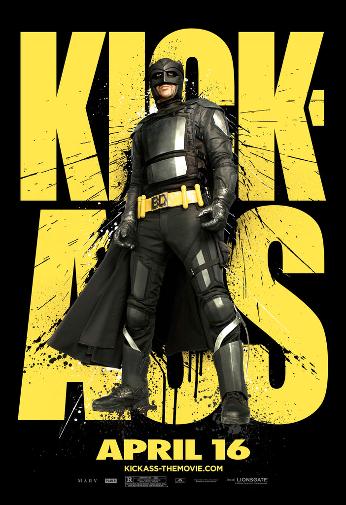 An original movie poster for the film Kick Ass