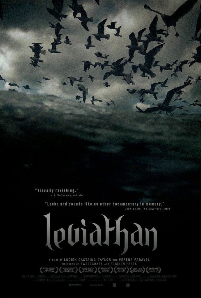 An original movie poster for the film Leviathan