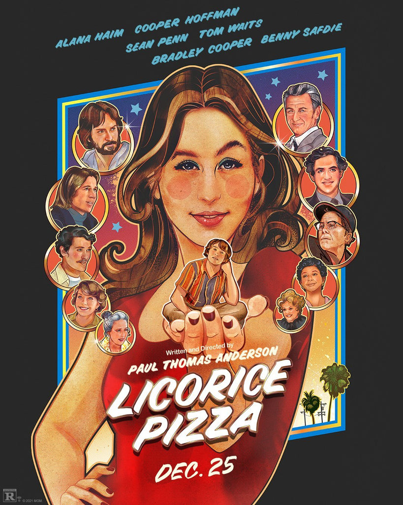 An original movie poster for the film Licorice Pizza