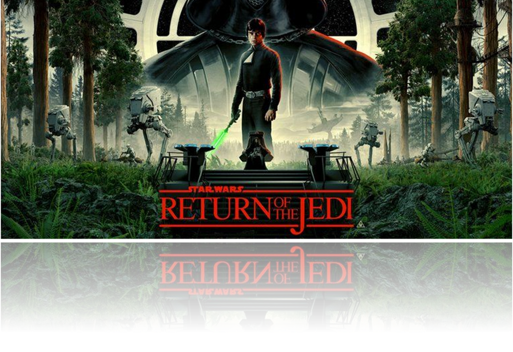 Matt Ferguson's poster for the 40th Anniversary release of Return of the Jedi