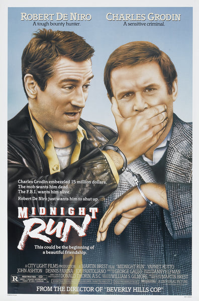 An original movie poster for the film Midnight Run