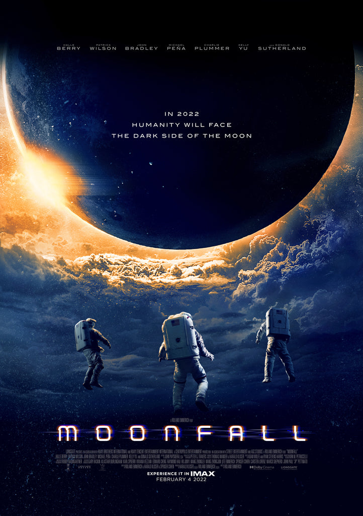 An original movie poster for the film Moonfall