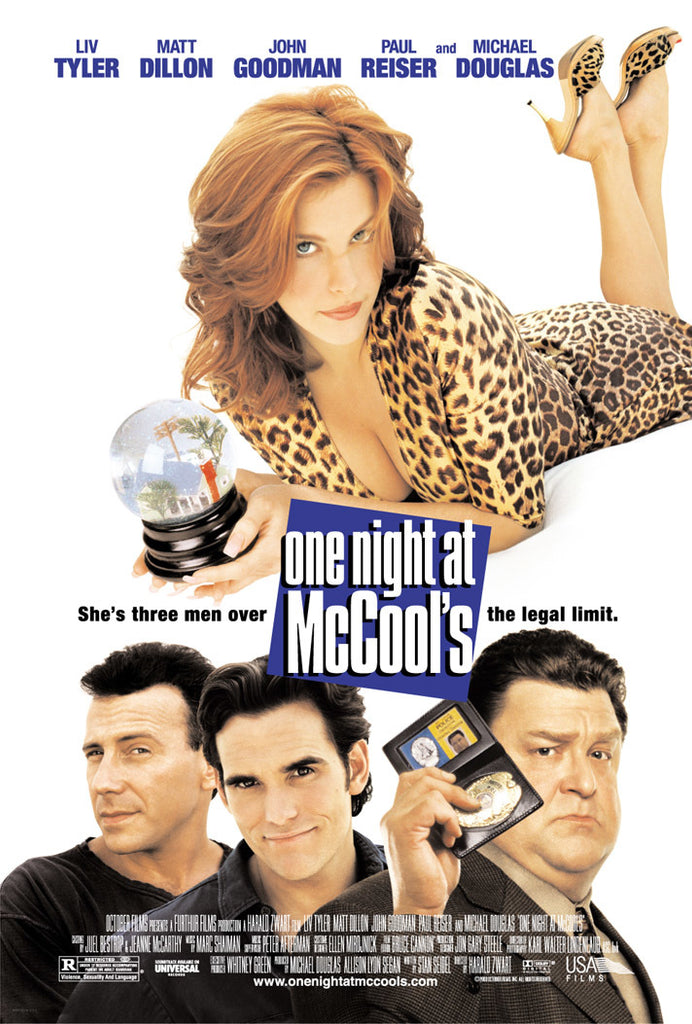 An original movie poster for the film One Night At McCool's