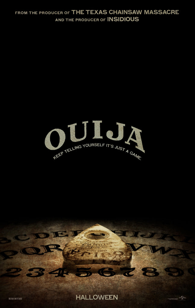 An original movie poster for the film Ouija