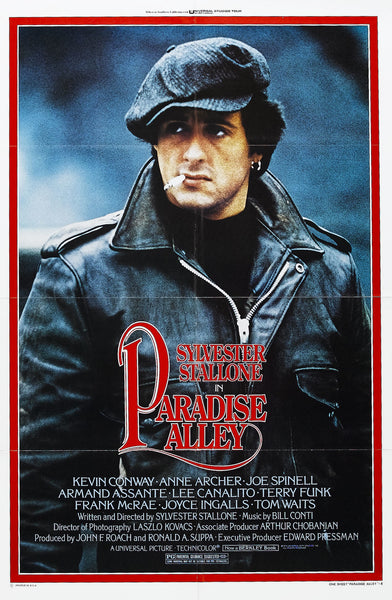 An original movie poster for the film Paradise Alley