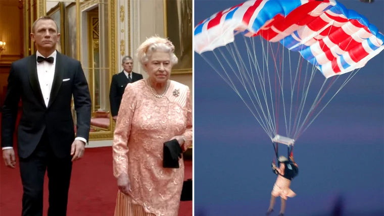 The Queen and James Bond enter the London Olympics