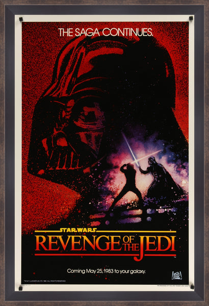 An original movie poster for the Star Wars film Return of the Jedi (Revenge Style)
