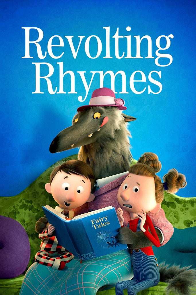 An original movie poster for Roald Dahl's Revolting Rhymes