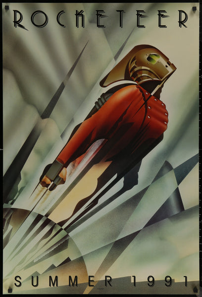 An original movie poster for the film Rocketeet