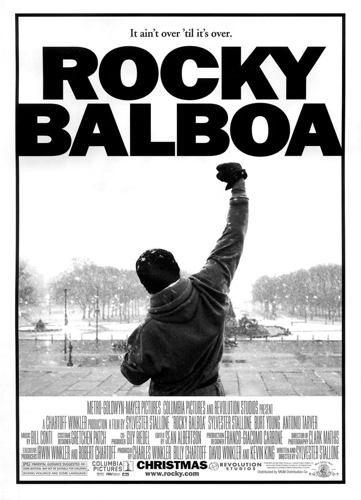 An original movie poster for the film Rocky Balboa