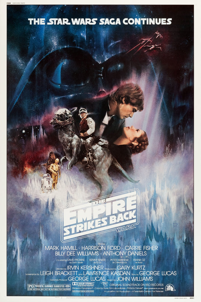 The Gone With The Wind style movie poster for the Star Wars film The Empire Strikes Back
