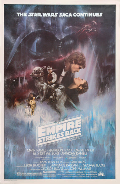 Roger Kastel's movie poster for the film The Empire Strikes Back