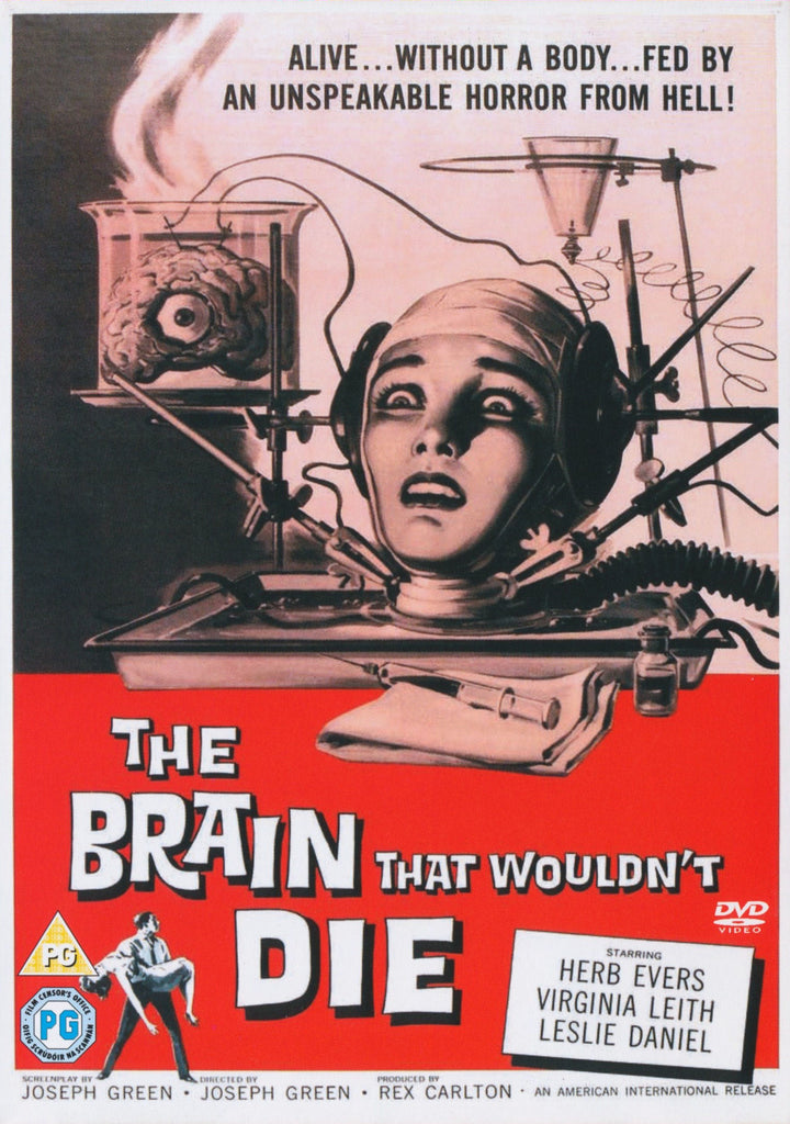 An original movie poster for the film The Brain That Wouldn't Die